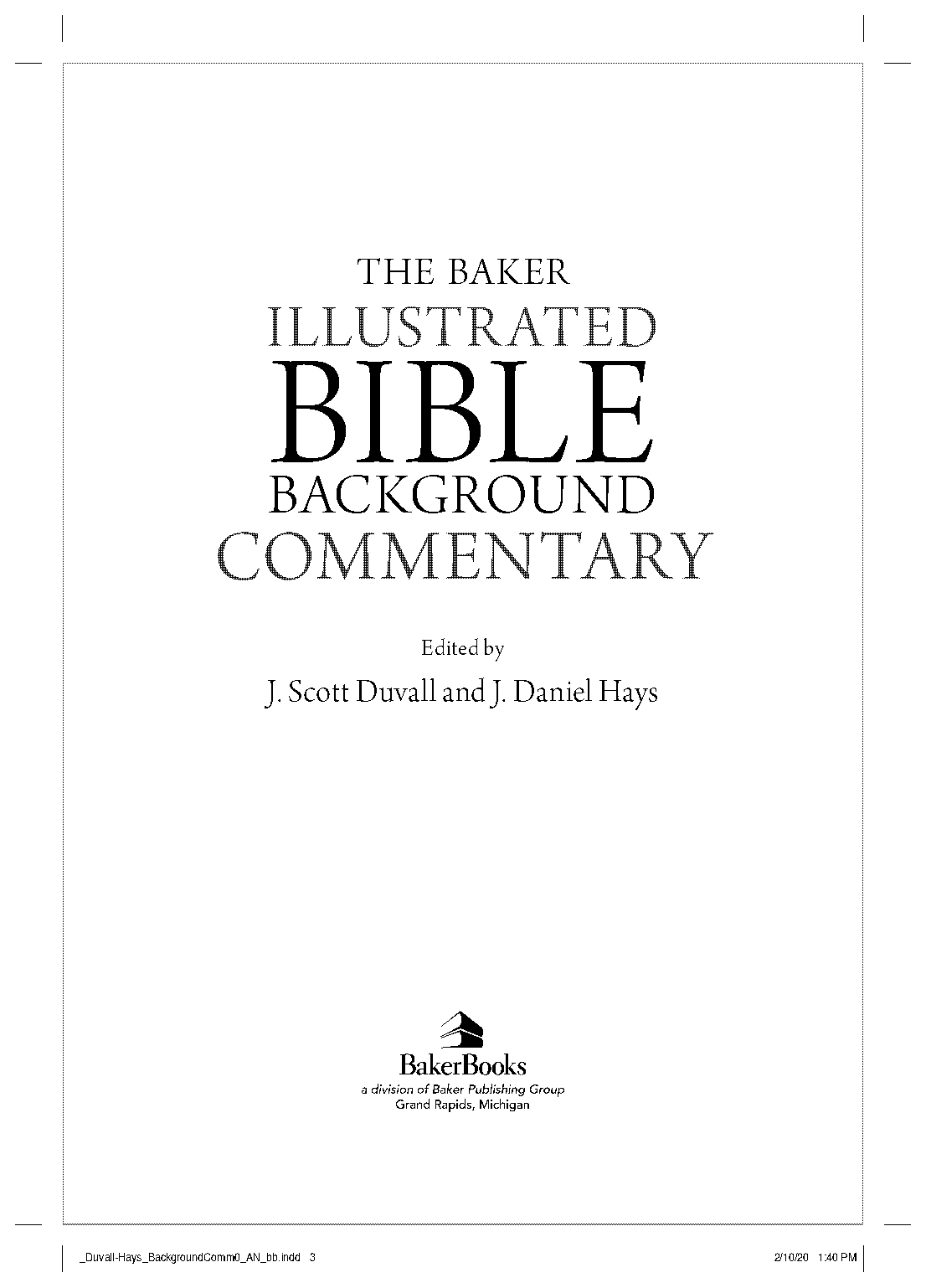 baker illustrated bible handbook